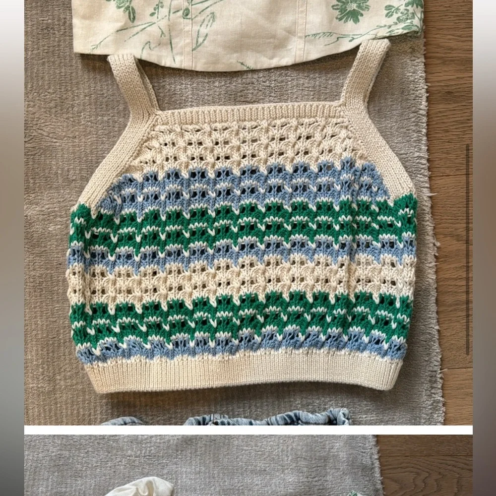 Zara Girls Denim Skirt plus 3 tops - Picture 4 of 13